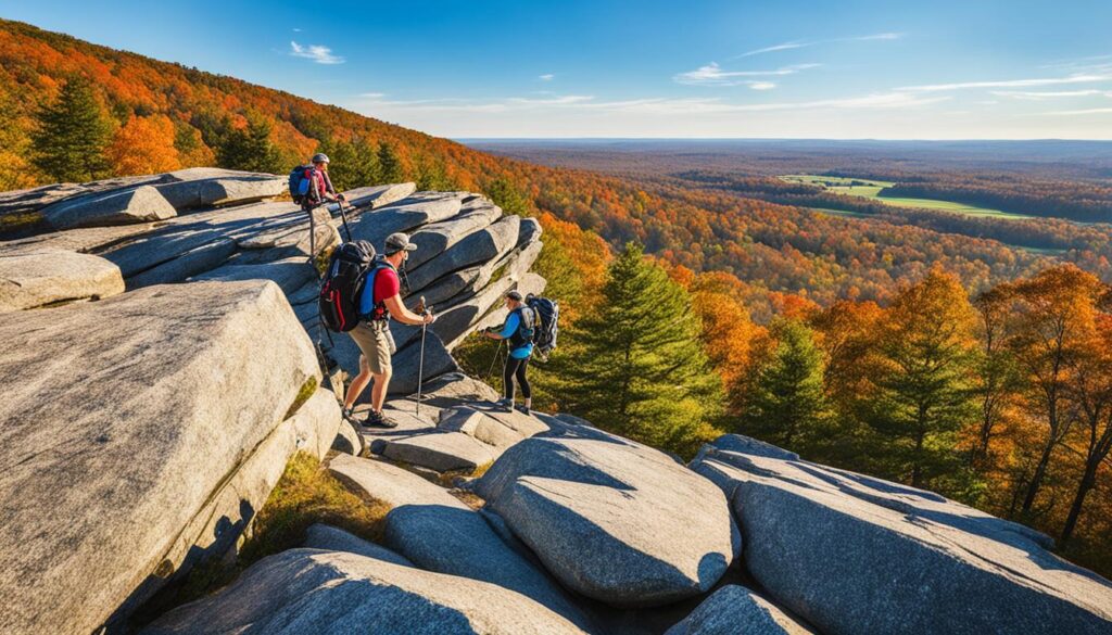 challenging hiking trails near Gettysburg