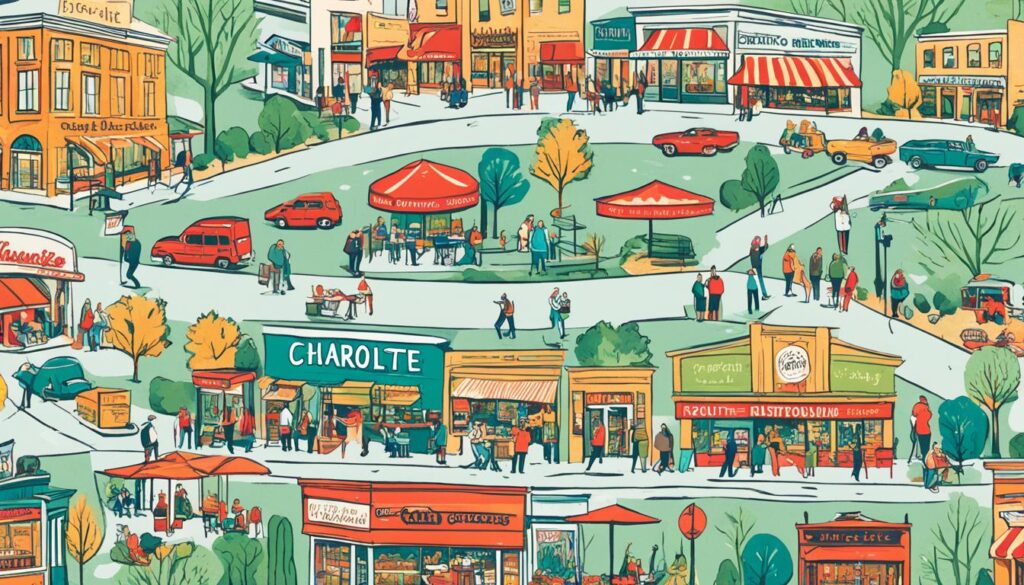 charlotte neighborhoods for foodies