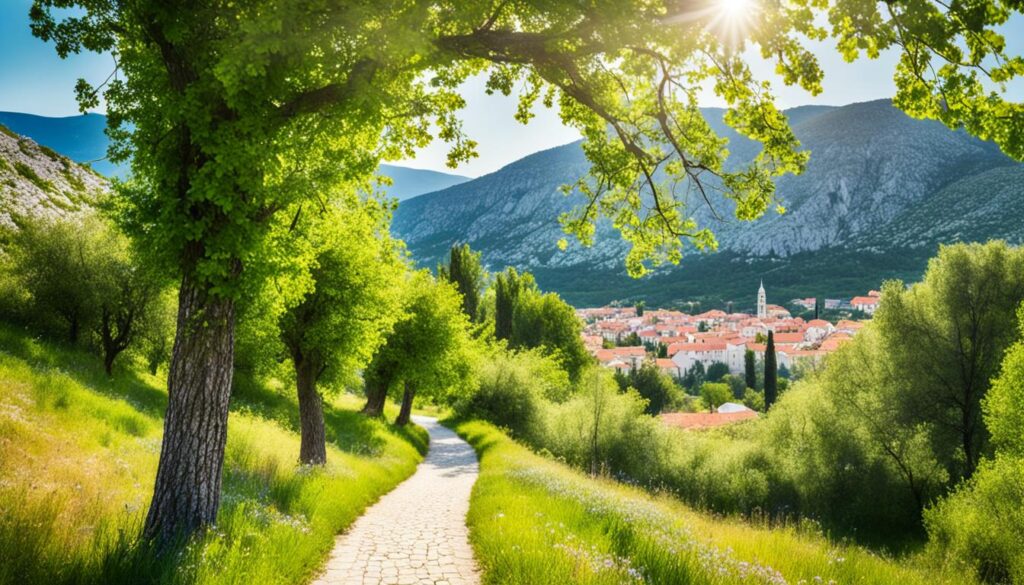 cycling routes in Trebinje