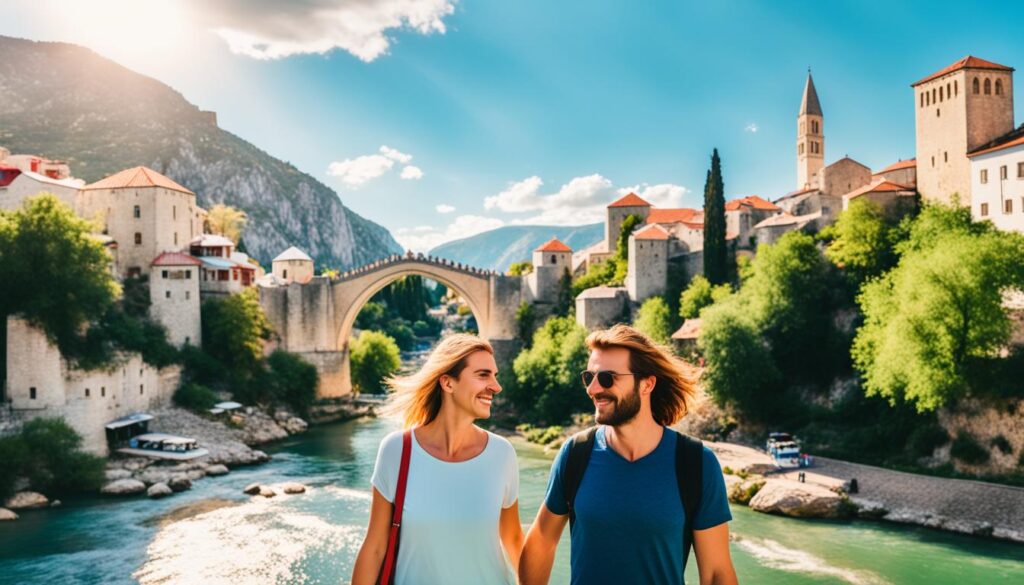 enjoying pleasant weather Mostar enjoying pleasant weather Mostar