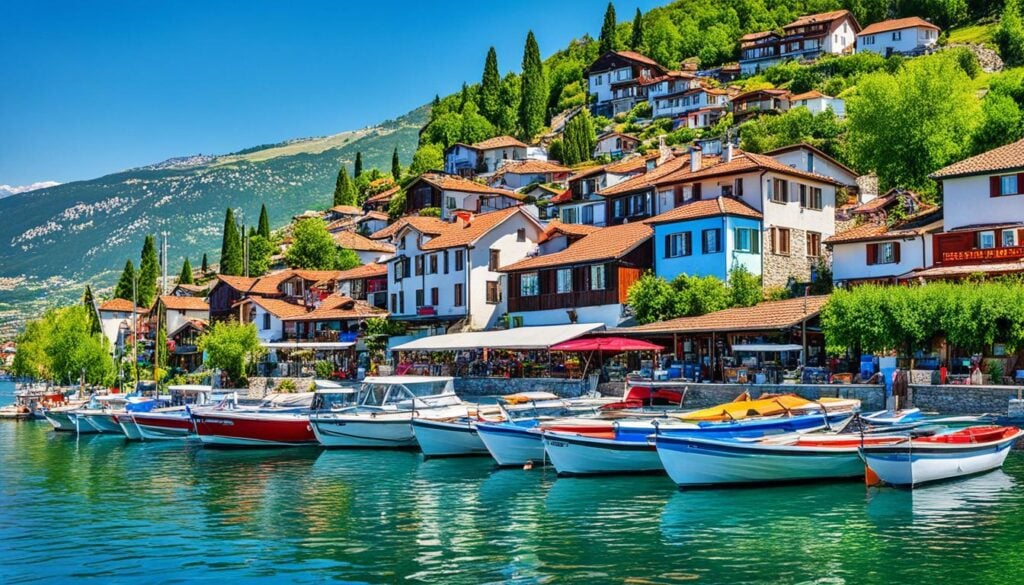 explore Struga fishing villages by boat