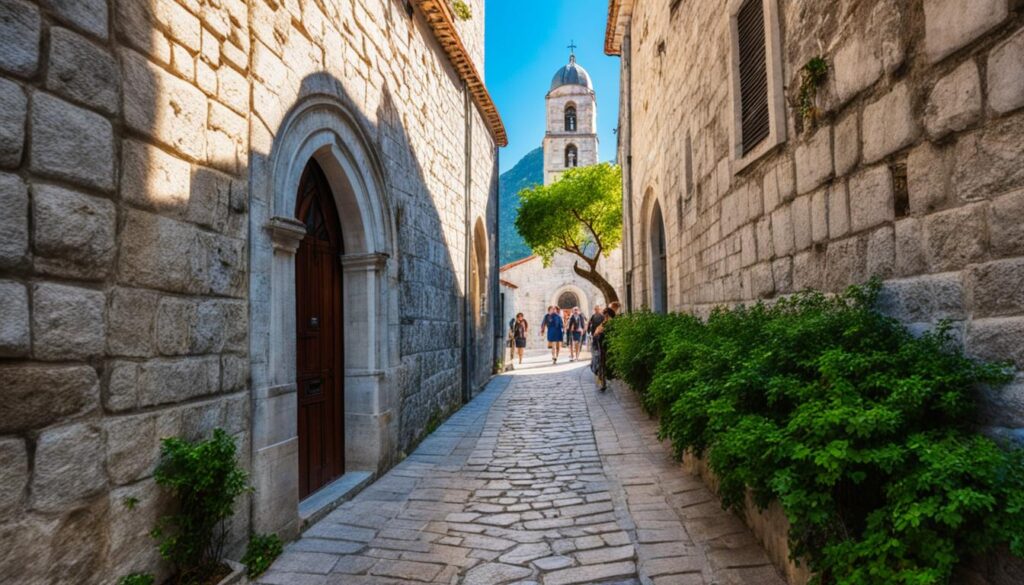 exploring Kotor old town exploring Kotor old town