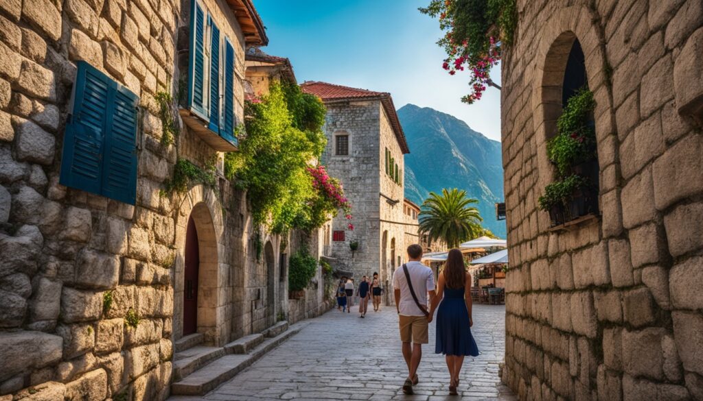 exploring Kotor old town exploring Kotor old town