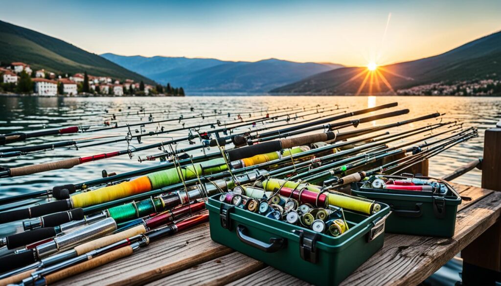 fishing equipment recommendations for Lake Ohrid