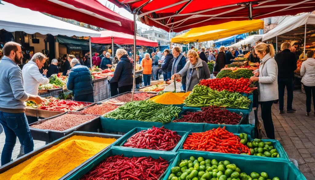 food markets in Tirana food markets in Tirana
