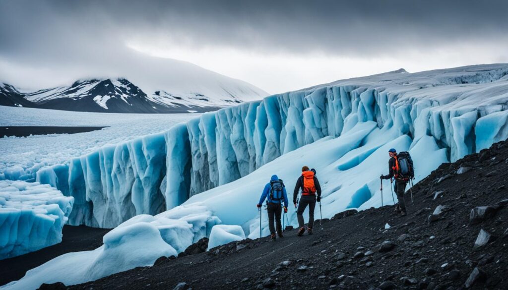 glacier trekking glacier trekking