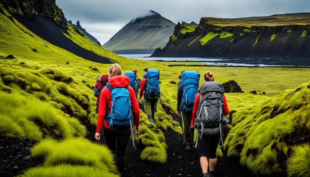 guided hike in Vik