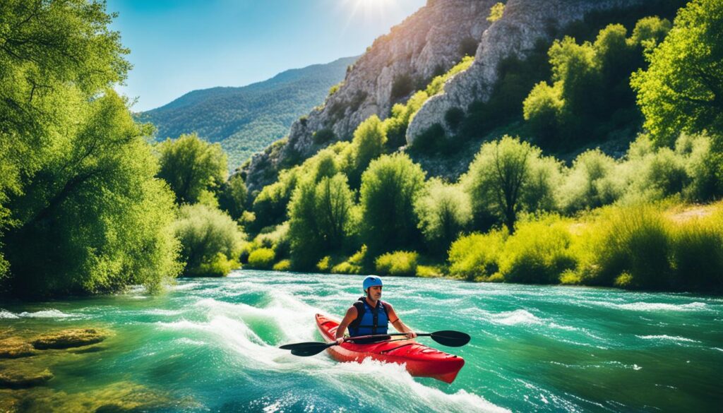 guided kayaking tours Trebinje