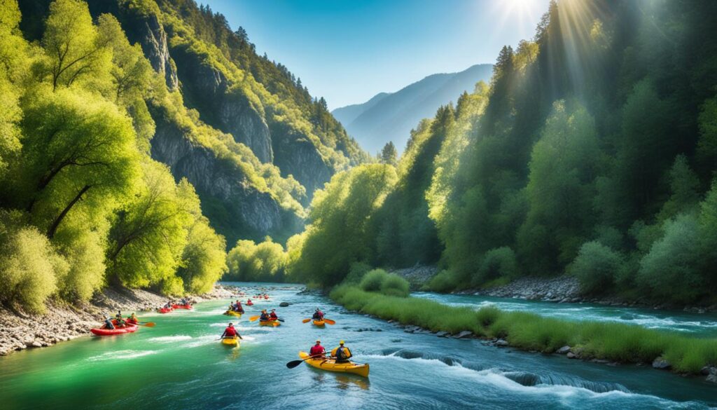 guided river tours on the Moraca River guided river tours on the Moraca River