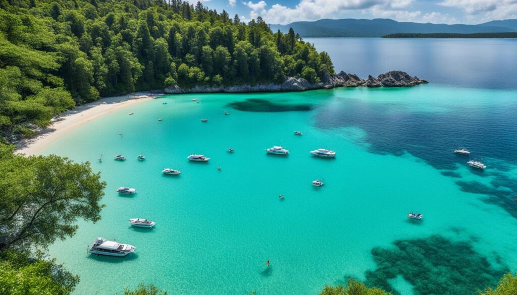 hidden beaches Lake Ohrid