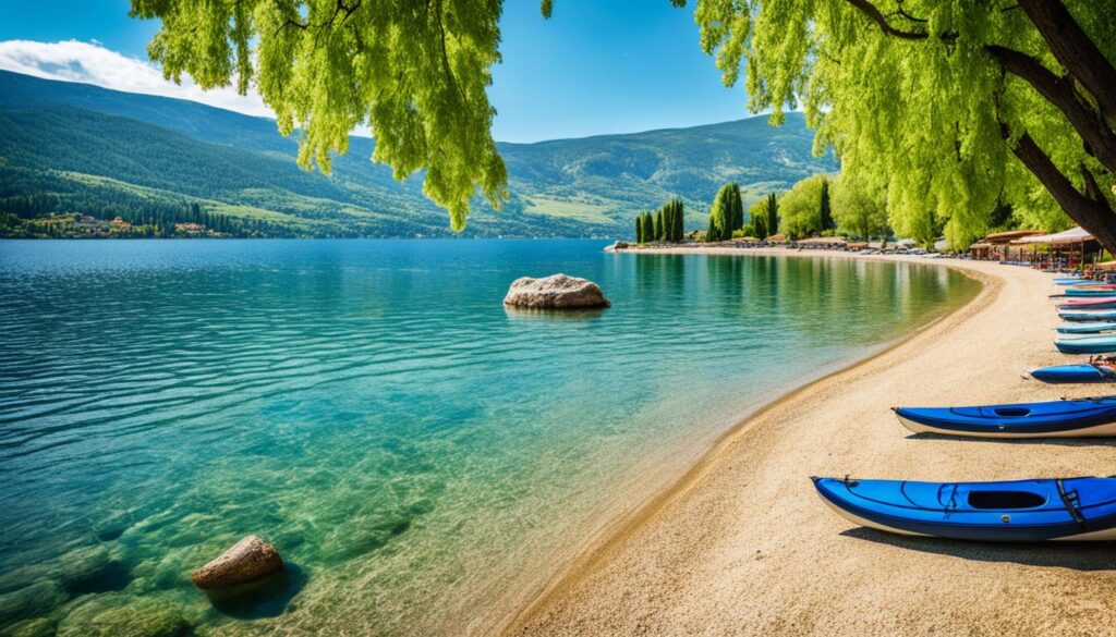 hidden beaches Lake Ohrid