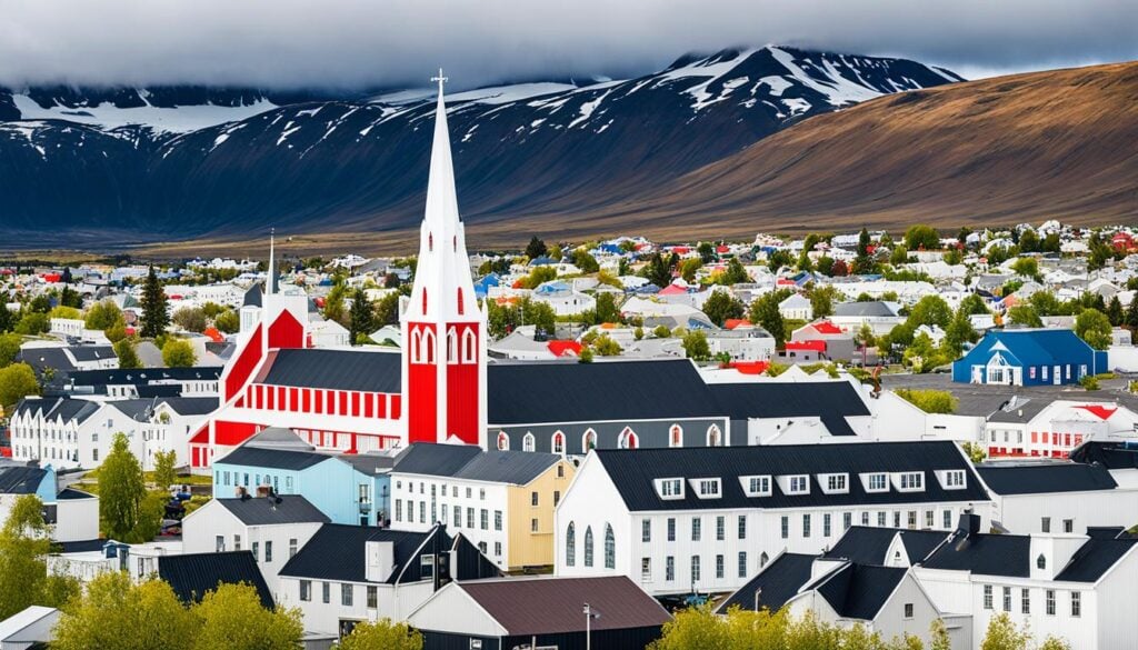 historic buildings in Akureyri