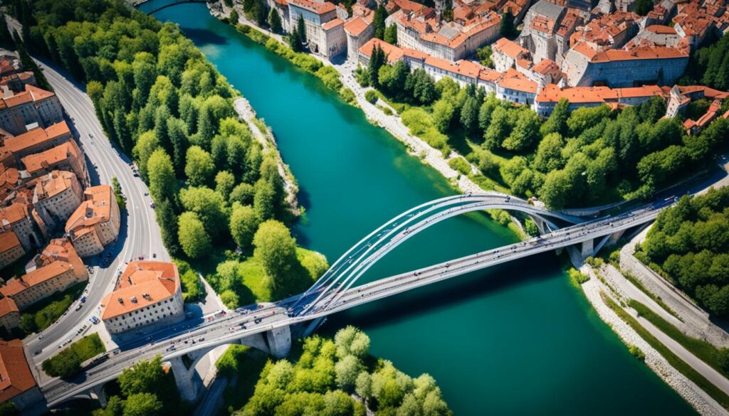 historical significance of Arslanagić Bridge