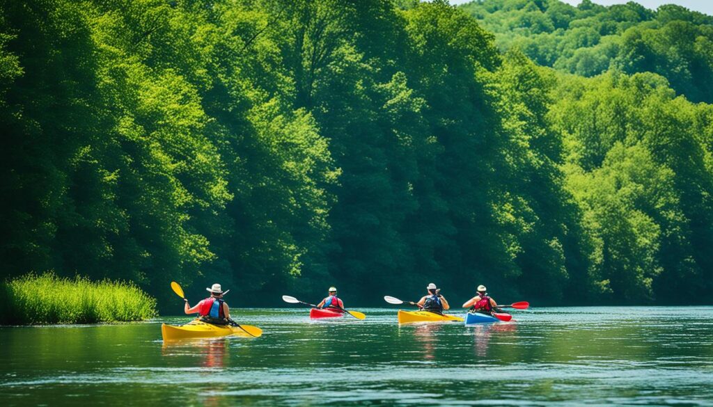 kayaking spots near Nashville