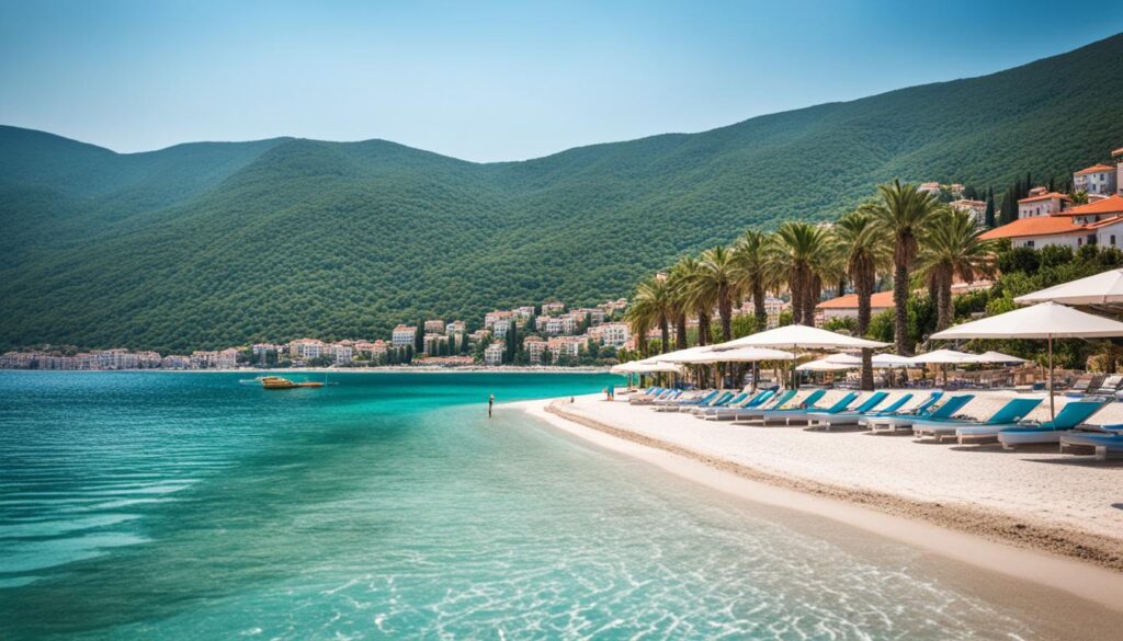 nearest beaches to Tirana