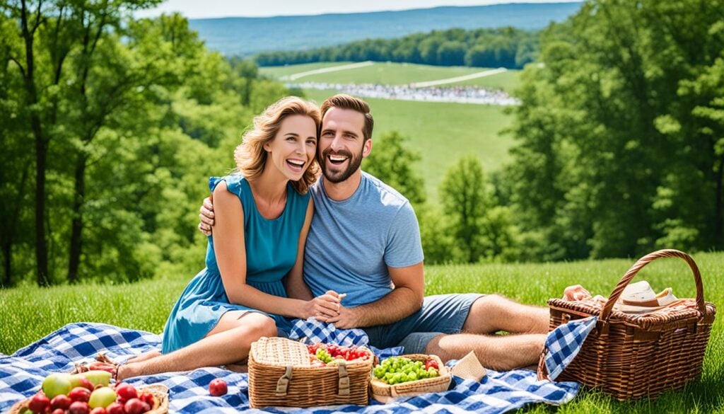 outdoor dining near Gettysburg