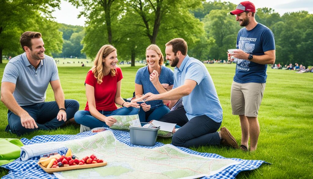 planning picnics near Gettysburg