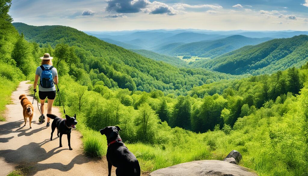 popular dog-friendly hiking spots Asheville