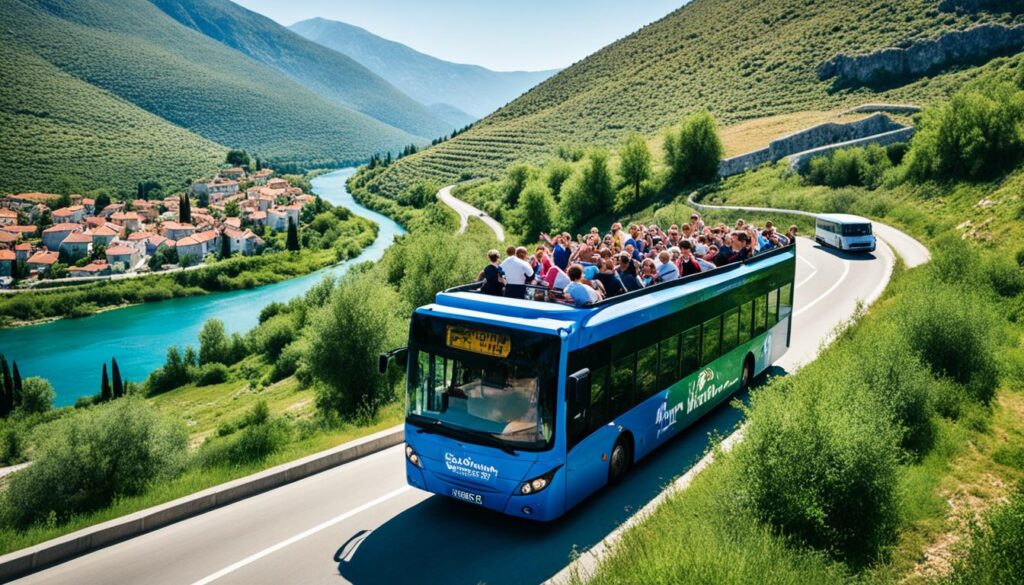 public transportation from Trebinje to Mostar