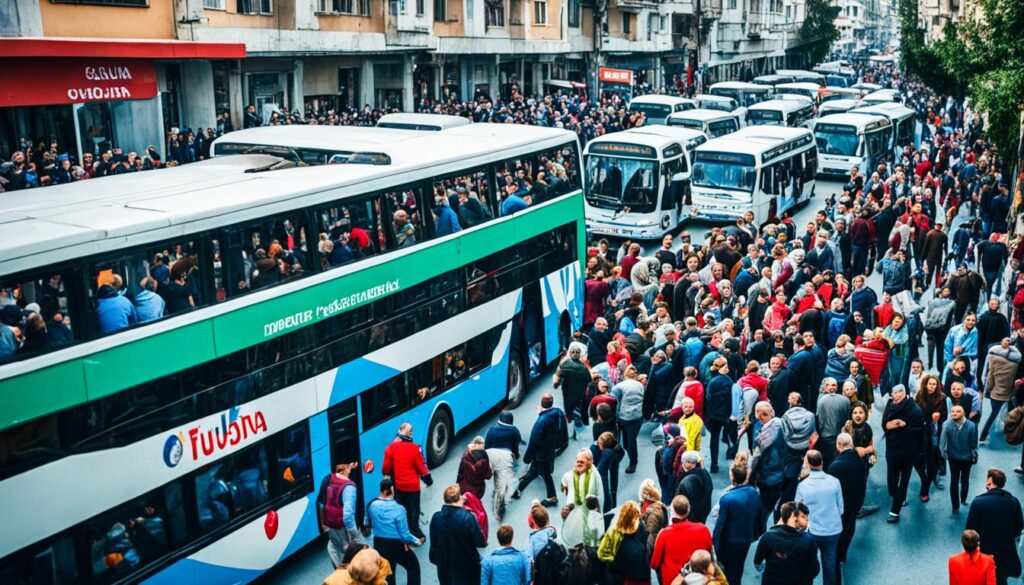 public transportation in Tirana public transportation in Tirana