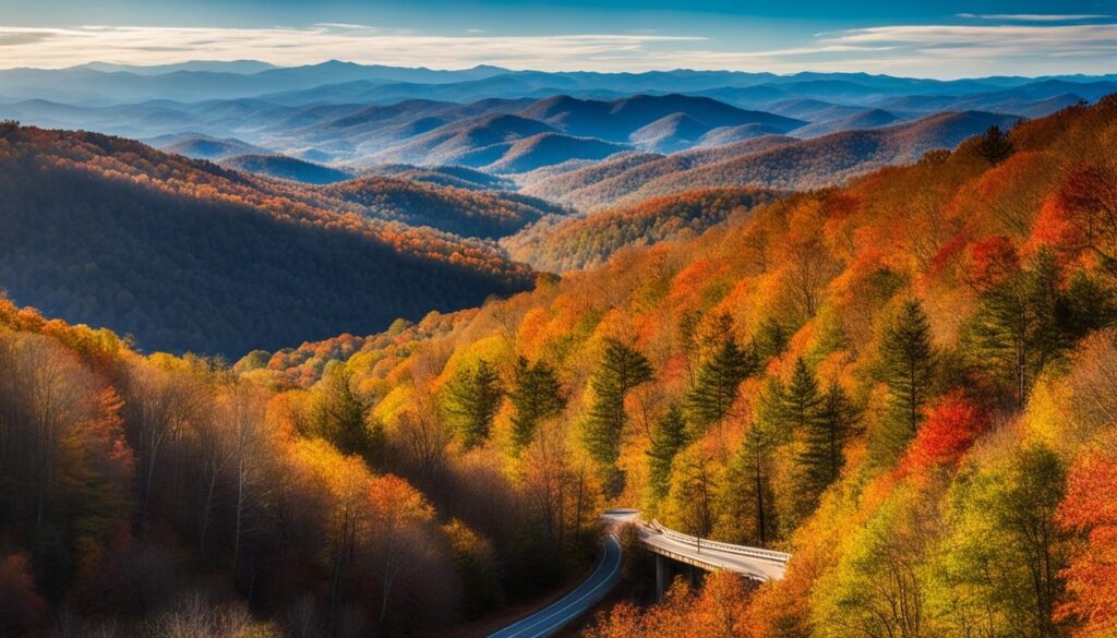 scenic overlooks in western North Carolina