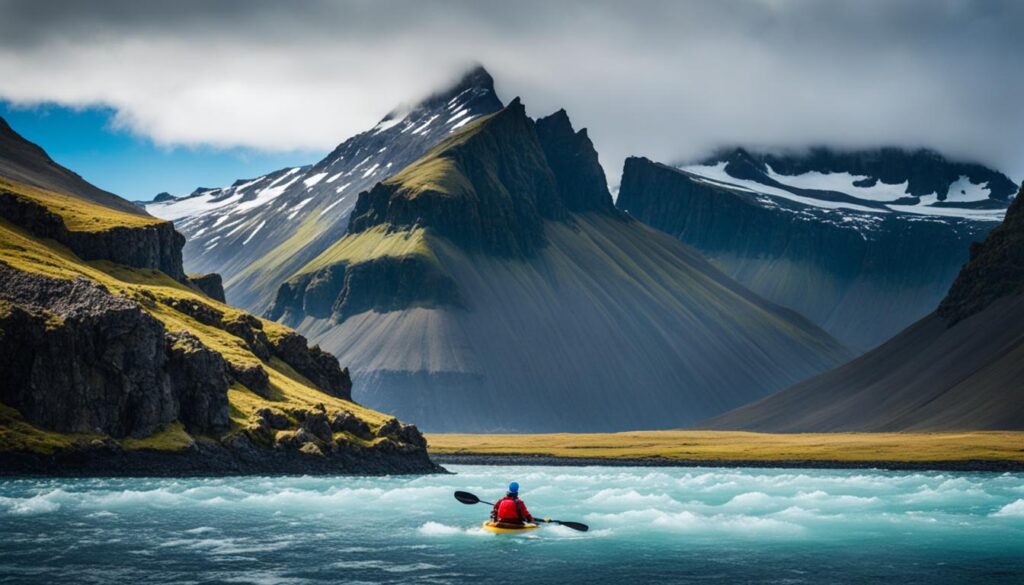 sea kayaking in Iceland sea kayaking in Iceland