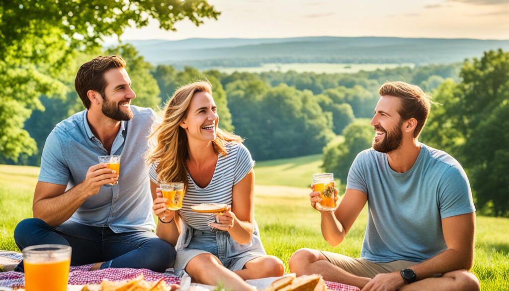 seasonal picnicking near Gettysburg