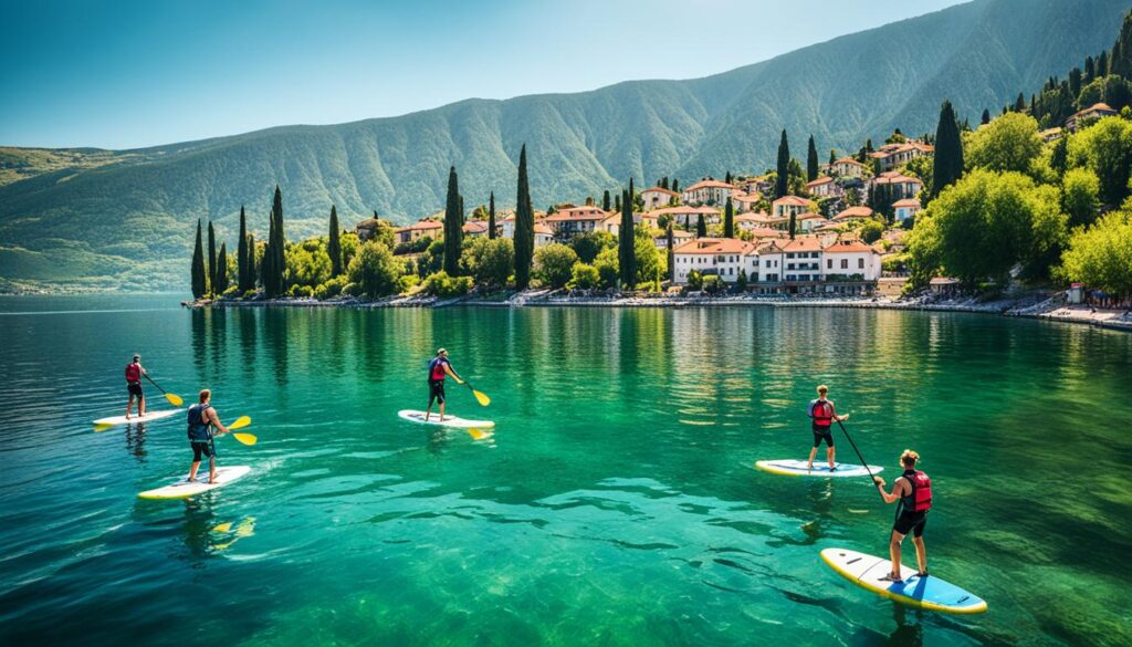 top paddleboarding experiences in Ohrid top paddleboarding experiences in Ohrid