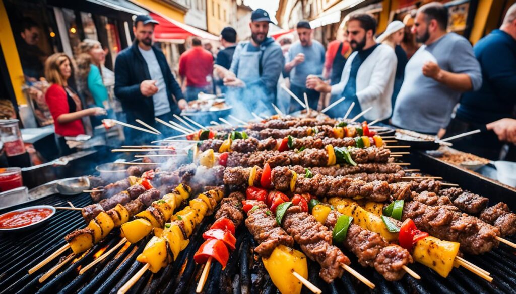 traditional Bosnian street food traditional Bosnian street food