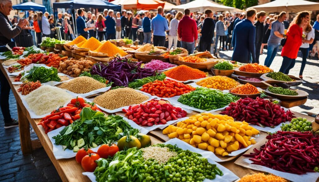 vegetarian street food in Trebinje