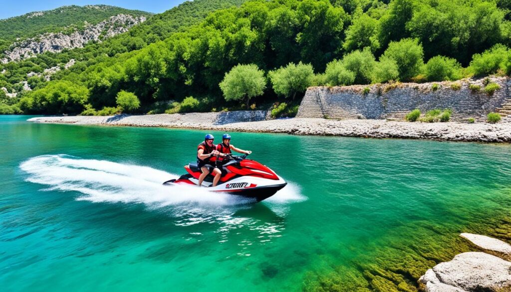 water sports in Butrint National Park water sports in Butrint National Park