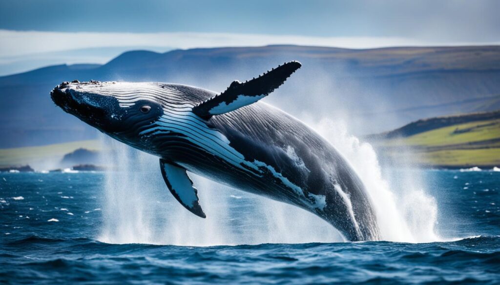 whale watching in Husavik Iceland