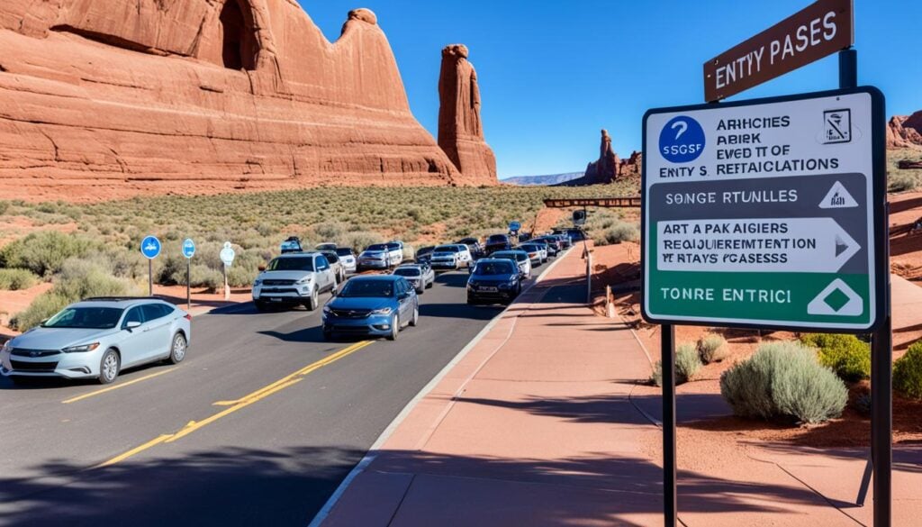 Arches NP entry requirements