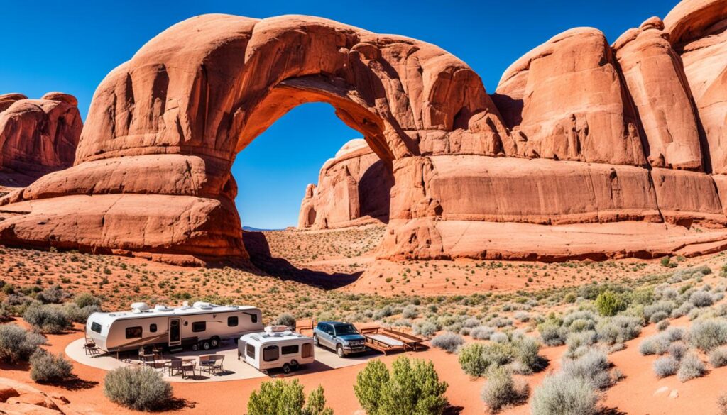 Arches National Park scenery