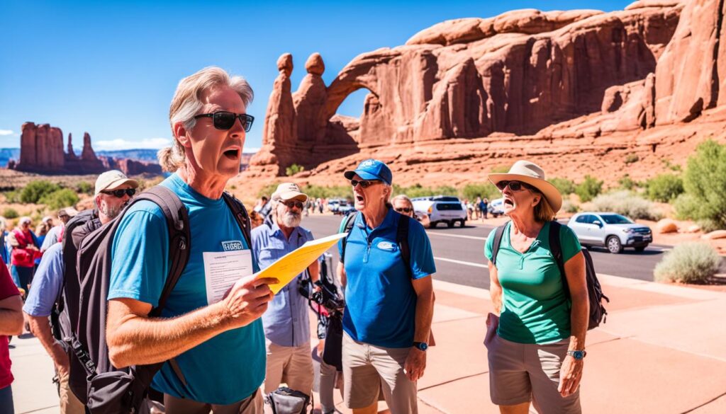 Arches National Park visit policy