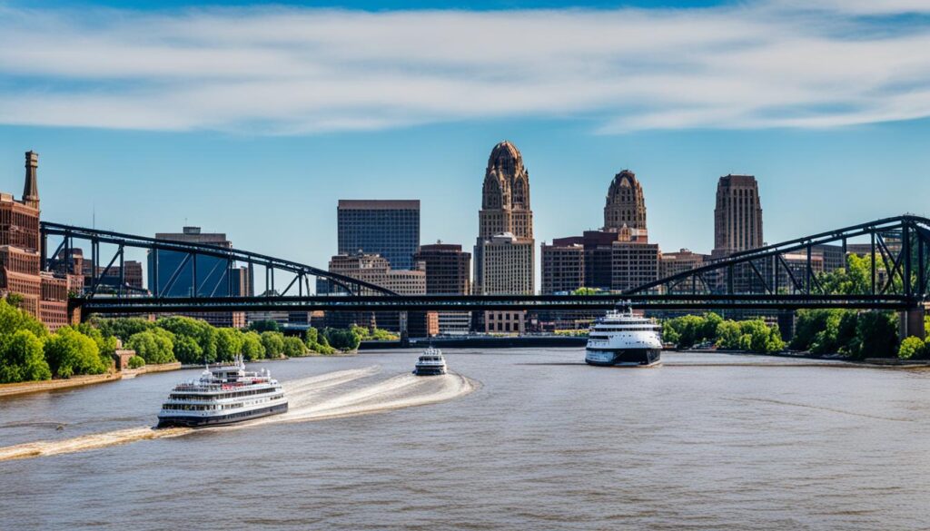 Are there any riverboat cruises in Saint Paul?