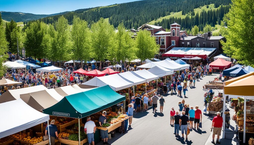 Are there any special events or markets in Park City during the summer?