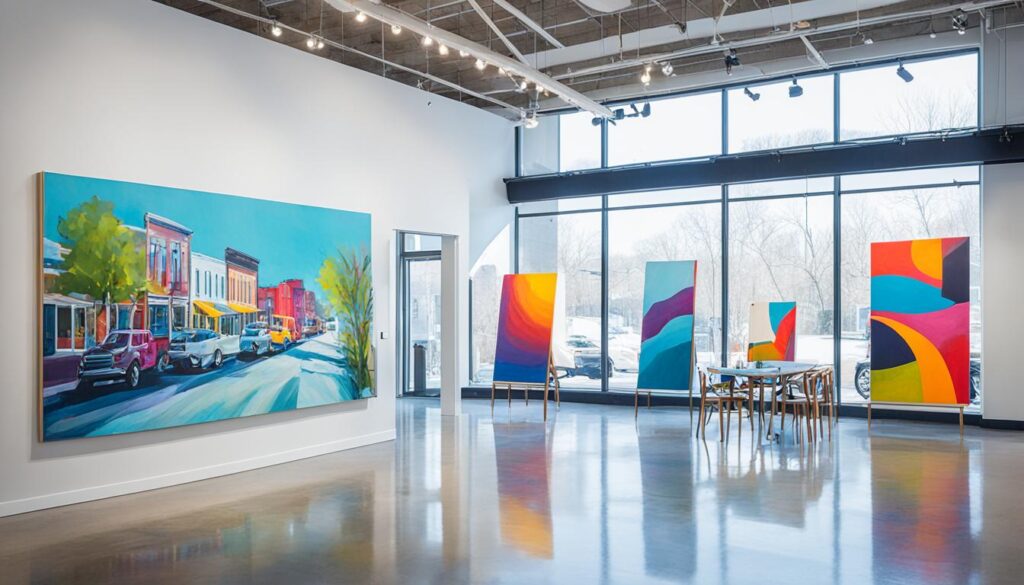 Art galleries and studios in Wilmington's creative scene