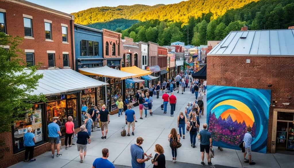 Asheville's River Arts District vibrant art scene