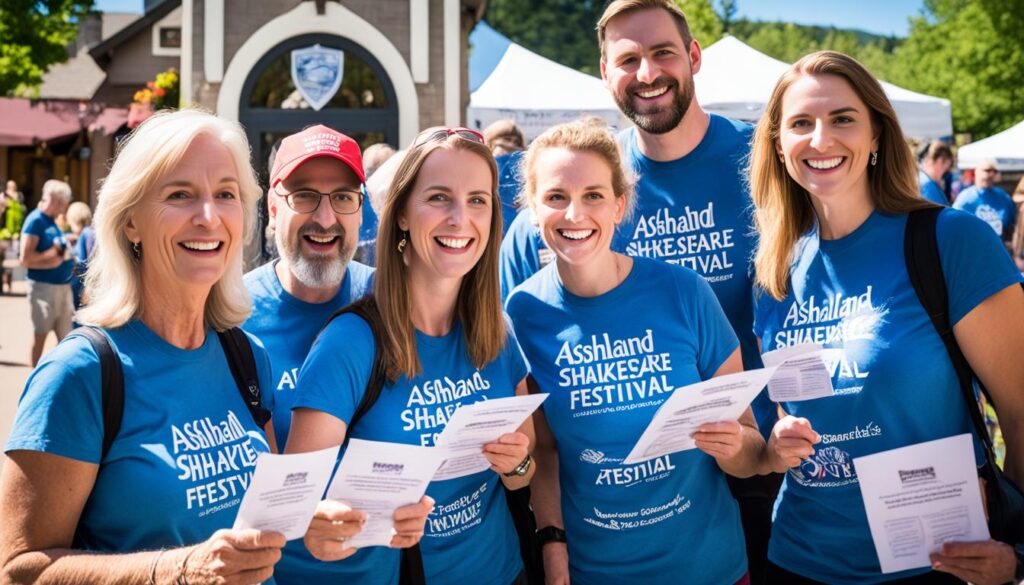Ashland Shakespeare Festival volunteers Ashland Shakespeare Festival volunteers