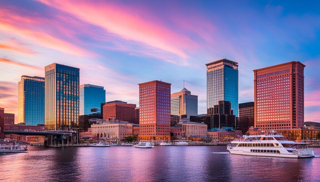 Baltimore boat tours sunset cruise options