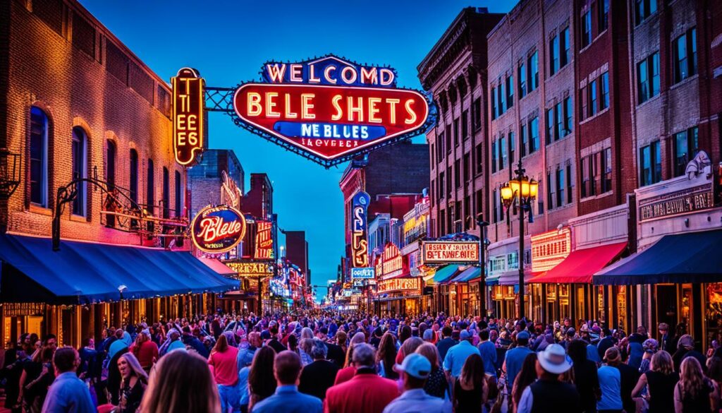 Beale Street music scene Beale Street music scene