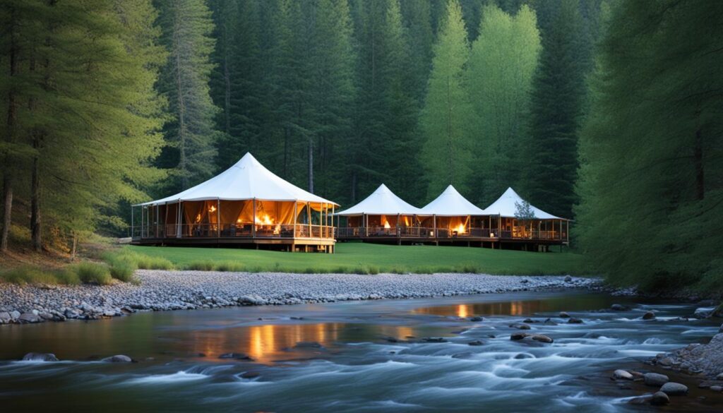 Bend glamping accommodations