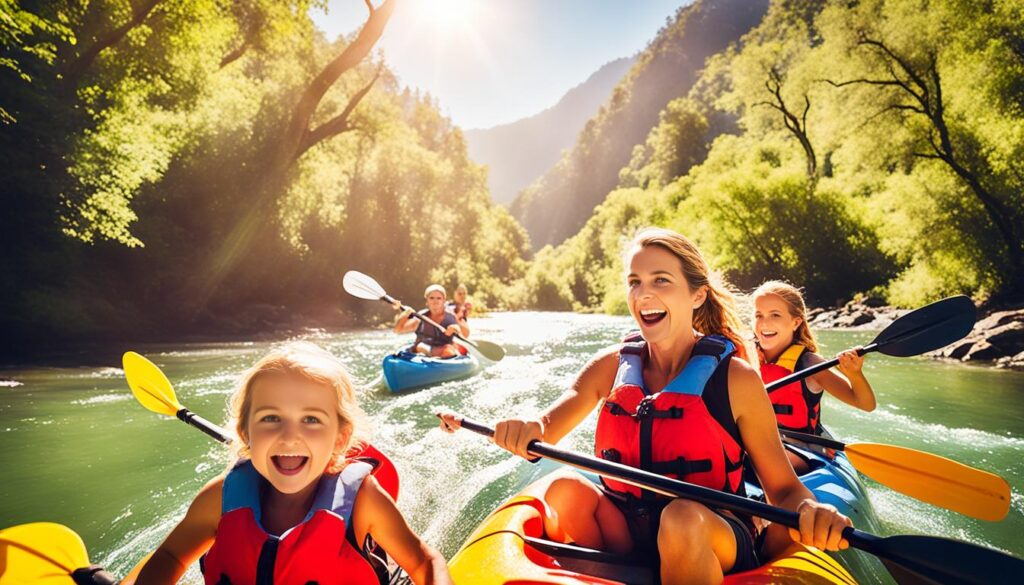 Benefits of family kayaking