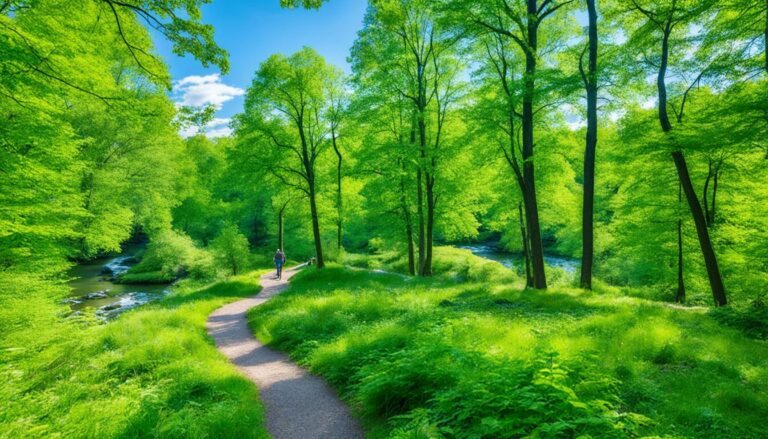 Best parks for nature walks near Lansing