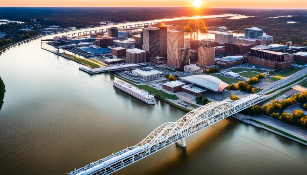 Big River Crossing and Mississippi River bridge Big River Crossing and Mississippi River bridge