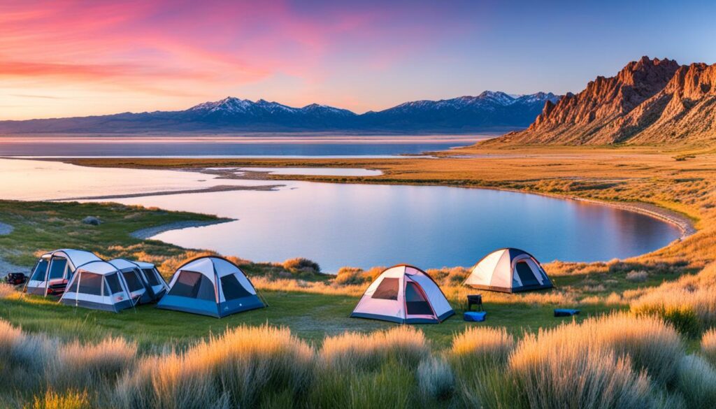 Camping at Antelope Island Campgrounds