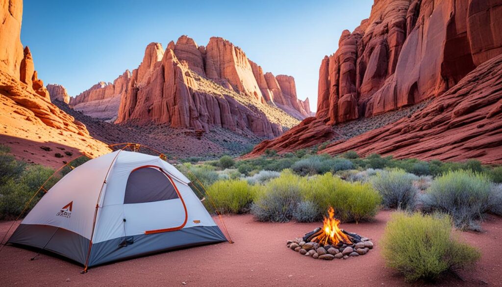 Camping in Moab Camping in Moab