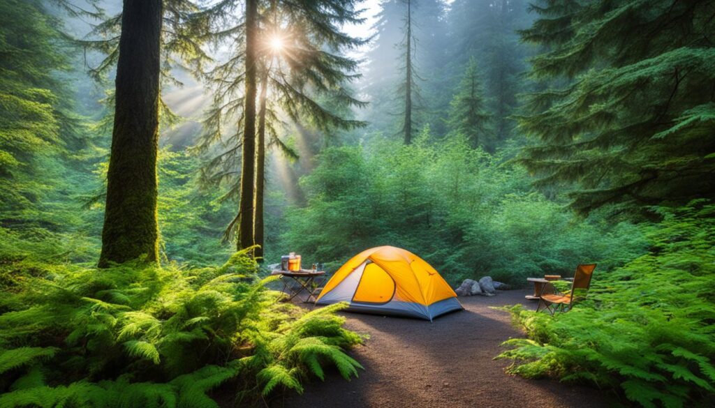 Camping spots near Portland Camping spots near Portland