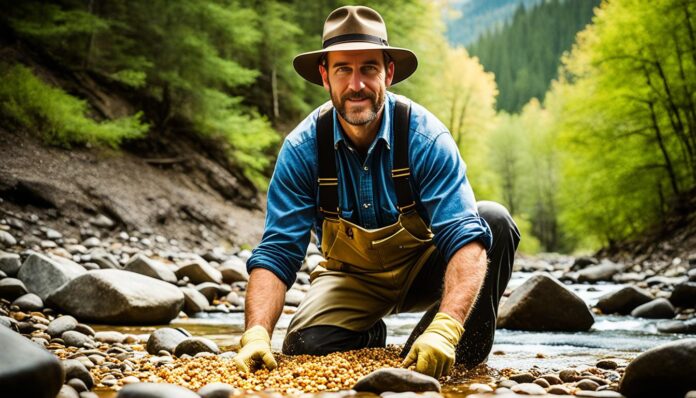 Can I go gold panning in Charlotte?